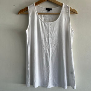 J.Jill White Wearever Collection Tank Top XS